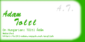 adam toltl business card